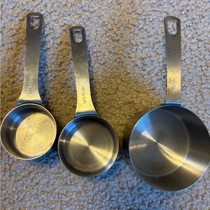 Food Network Stainless Steel Measuring Cup Trio